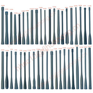 Antena de goma LED colorida-Látigo de iluminación de radio portátil VHF/UHF con conectores BNC/SMA - Product Image 6