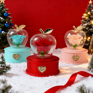 Elegante Scatola Regalo Quadrata Floreale Ecologica per la Vigilia di Natale, per Anelli, Orecchini e Smalti - Product Image 1