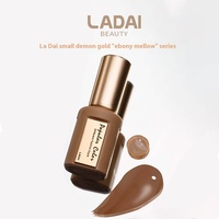 LADAI Gel pour ongles longue durée brun caramel 23 couleurs/set avec source de lampe LED et emballage de bouteille prix de gros