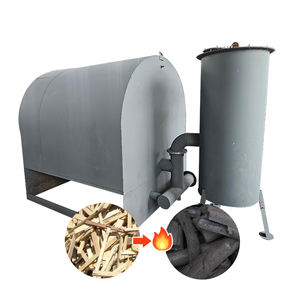 Nouveau type de roulement de moteur de four de carbonisation de coquille de noix de coco multifonctionnel pour la production de charbon de bois de briquettes sans fumée haute - Product Image 1