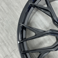 Rueda de Aleación Negra CVR1 de 17-24 Pulgadas, Pieza Única, Universal, de Alto Rendimiento, para Mejora de Automóviles, Personalizada
