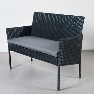 Ensemble <span class=keywords><strong>de</strong></span> canapés en rotin pour terrasse, <span class=keywords><strong>salon</strong></span> <span class=keywords><strong>de</strong></span> jardin, 4 pièces, pour <span class=keywords><strong>balcon</strong></span> et <span class=keywords><strong>salon</strong></span>, utilisation en extérieur et en intérieur - Product Image 2