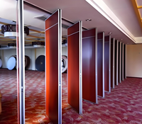 Cloison pliante mobile en aluminium pour hôtel, salle de sport, restaurant, salle privée, salle de banquet, bureau, salle de conférence, insonorisée