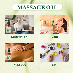 <span class=keywords><strong>Huile</strong></span> de gingembre naturelle pure pour massage, aromathérapie et diffuseur, drainage abdominal, réchauffement, soulagement des muscles endoloris et fatigués, avec compte-gouttes - Product Image 3