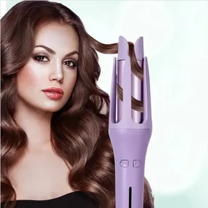 Criativo 9 Em 1 Curl Wand Curling Set Private Label Curlers De Cabelo Com Display LCD de Aquecimento Rápido Intercambiáveis Curling Iron