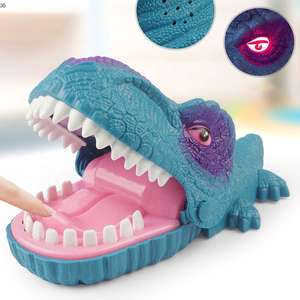 Enfants fête bureau chanceux jeux délicats nouveauté Gag interactif <span class=keywords><strong>dessin</strong></span> <span class=keywords><strong>animé</strong></span> fou <span class=keywords><strong>dinosaure</strong></span> bouche doigt morsure jouets - Product Image 2