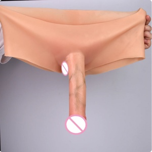 SXXY Dildo Realista Sólido de 22cm con Sensación de Piel y Venas Reales, Pantalones con Dildo Grande Usable, Plug Anal para Placer Sexual Femenino y Lésbico - Product Image 1