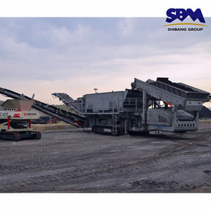 Concasseur de déchets de construction portable 100 tph, machine à concasser mobile à roues, concasseur à mâchoires, à cône et à percussion, installation de criblage - Product Image 5