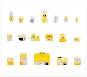 Juego de cocina para jardín, accesorios de resina de hadas, casa de muñecas Diy, estufa en miniatura, piedra de molino, tanque de agua, bolsas de grano, Cubo de lavabo, juguete 3D - Product Image 3