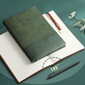 Cuaderno de Viaje y Negocios Personalizado Premium, Tamaño A5, Cubierta de Cuero PU Suave, Impreso, 100 Hojas, Diseño de Empalme - Product Image 3