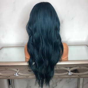 Pre-Colto 28 Centimetri di Lunghezza Del Corpo Dell'onda della Parte Centrale Cuticola Piena Parrucca Anteriore Del Merletto Vergine Peruviana Dei <span class=keywords><strong>Capelli</strong></span> Umani <span class=keywords><strong>Parrucche</strong></span> <span class=keywords><strong>con</strong></span> il Botto - Product Image 6