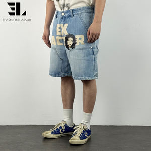 Chaqueta de trabajo vaquera con capucha y diamantes de imitación de lona de pato grueso, hecha a medida de fábrica - Product Image 2