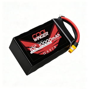 Batería de Litio de Alta Velocidad para Drones, 10000mAh 6S2P 216Wh, Paquete de Iones de Litio de Alta Potencia para Drones de Carreras FPV, Aviones RC, Multirrotor - Product Image 1