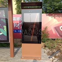 Señalización digital LCD Reproductor multimedia Pantalla de pie para interiores Equipo de reproducción de publicidad Pantalla LCD