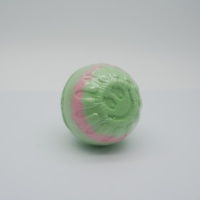 Boule de bain effervescente avec visage souriant, boule de bain aux couleurs mélangées, trempage pour obtenir une peau douce et tendre, spa corporel pour le bain