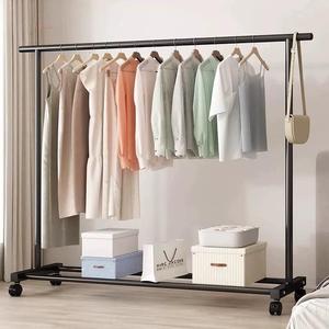 Perchero Metálico Ecológico con Ruedas <span class=keywords><strong>para</strong></span> Sala, Dormitorio y Baño, Perchero de <span class=keywords><strong>Ropa</strong></span> Moderno y de Lujo <span class=keywords><strong>para</strong></span> Interiores - Product Image 3