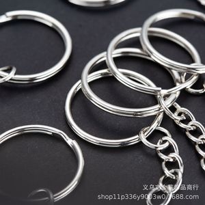 Metal <b>Key</b> <b>Chain</b> Round Alloy <b>Chain</b> <b>Key</b> <b>Ring</b> Fashion Trend Accessory - Product Image 3