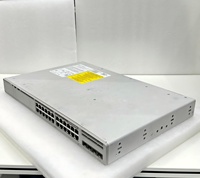 Switch Inteligente Empresarial C9200L-24P-4G-E de 24 Puertos PoE+ Compatible con IEEE, Alto Rendimiento, Enrutamiento Multicapa, Montaje en Rack 1U, 600W