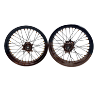 Jante en alliage d'aluminium de haute qualité Supermoto roues de moto 17 '* 3.5 roue avant et 17 ''* 4.25 roue arrière pour Surron Ultra Bee