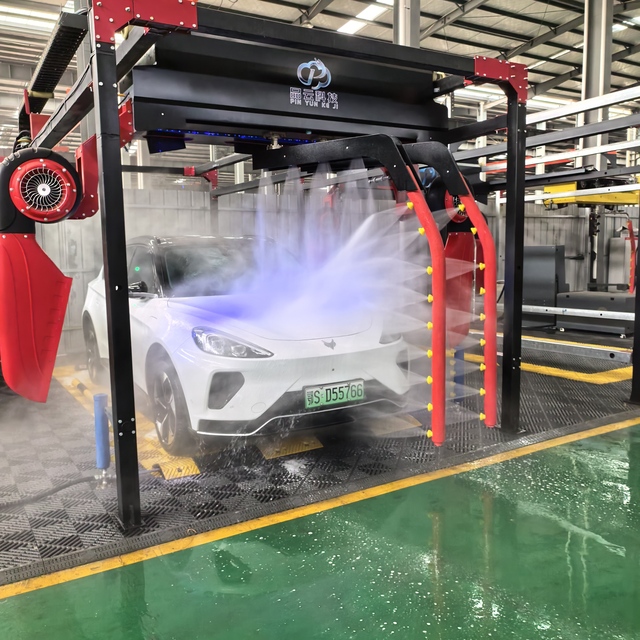Smart Fully Automatic 360 Degree Touchless 3-7 Mins Fast Wash IP65 Motor for Shopping Mall Automatic Car Wash Machine