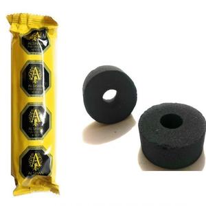 HongQiang 35mm mangrovie legno di frutta Shisha carbone di alta qualità lungo tempo di combustione narghilè carbone rotondo - Product Image 3