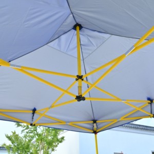 Carpa Plegable para Exteriores de 3x3 Metros (10x10 pies), Estructura de Hierro, Capa Única Impermeable, con Logotipo Personalizado para Exhibición en Ferias Comerciales - Product Image 2