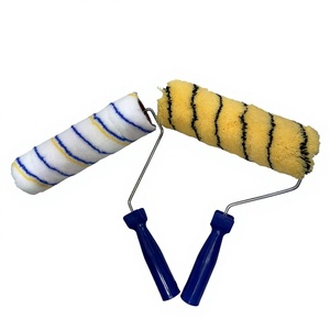 <span class=keywords><strong>Rouleau</strong></span> à <span class=keywords><strong>peinture</strong></span> en polyester haute capacité avec poignée ergonomique - Noyau en résine durable de qualité professionnelle pour murs intérieurs, plafonds et projets de bricolage - Product Image 2