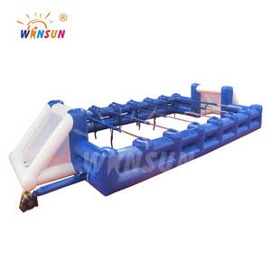 Terrain de football gonflable pour enfants WINSUN, jeux interactifs, PVC certifié CE, sans plomb, imperméable, capacité de 200 kg - Product Image 1