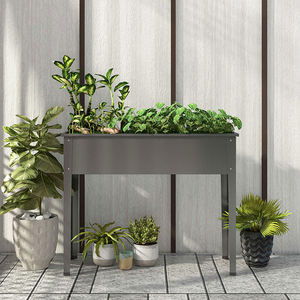 Boîte de jardinières <span class=keywords><strong>lit</strong></span> <span class=keywords><strong>surélevé</strong></span> de fleurs végétales <span class=keywords><strong>surélevé</strong></span> en acier galvanisé <span class=keywords><strong>lit</strong></span> de jardin <span class=keywords><strong>surélevé</strong></span> <span class=keywords><strong>avec</strong></span> roues - Product Image 3