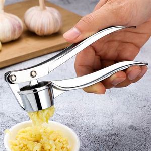 New Manual Zinc Alloy Garlic Press Tool Multifunctional Easily Stainless Steel Hand Ginger <b>Chopper</b> Crusher Mincer <b>for</b> Kitchen - Product Image 6