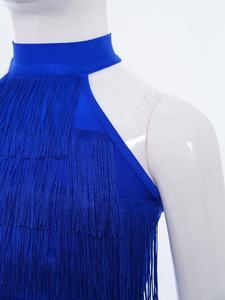 6-16 Kids Girls Salsa Latin Dance Costume <b>Fringe</b> Crop <b>Top</b> Vest Salsa Lyrical Competitions Recitals Ballroom Practice Wholesale - Product Image 5