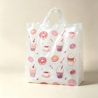 Sac de courses réutilisable en plastique, de qualité alimentaire, écologique et durable