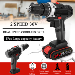 BNMJ 2.5AH Portable Cordless Drill With Brushless Motor Variable Speed 500Nm Torque Keyless Chuck-DIY & Industrial <b>Tools</b> BNMJ Va - Product Image 5