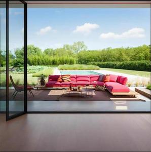 Conjunto de Muebles de Jardín Modernos para Hotel, de Teca, Impermeables, Ecológicos, de Diseño, para Patio, Balcón, Villa, con Mesa de Centro - Product Image 5