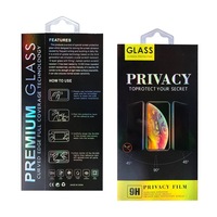Film de protection en verre trempé 3D anti-casse et anti-rayures pour iPhone 18/15 Pro Max, protection intégrale anti-espion pour smartphone