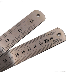 Regla de acero inoxidable de alta precisión de fábrica <span class=keywords><strong>20</strong></span> 30 50 60 80 100 centímetros para dibujo en línea recta - Product Image 6