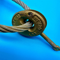 Embrayage de levage à anneau de câble métallique Accessoires personnalisés pour béton préfabriqué Boucles de levage pour fil de béton en acier inoxydable