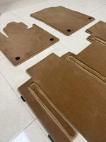 Alfombrillas de Lana de Camello de Lujo Personalizadas de 20 mm, Juego Completo de 5 Piezas para Zeekr 9X, Ajuste Preciso 1:1, Resistentes, Antideslizantes, Directo de Fábrica