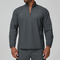 Personnalisé Hommes Casual Gym Wear Stretch Running Sweatsuit Compression Sports Wear Deux Pièces Survêtement