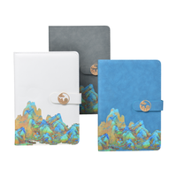 Carnet de notes créatif et culturel blanc avec impression et fermoir – Fabricant de carnets cadeaux créatifs et culturels