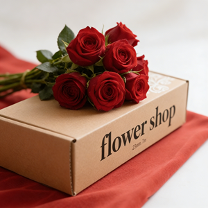 Caja de Embalaje para Suscripción de Flores, Opción de Cartón Corrugado Tipo B y E, Caja Plegable para Envíos con Caja Interior Rígida para Regalo, Fabricante - Product Image 5