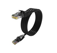 Kabel Patch Cord Jaringan Komputer 1m 3m 5m RJ45 Cat5 Cat5e Cat6 Cat6a Cat 6 UTP untuk Komunikasi