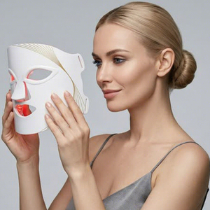 Nouveau <span class=keywords><strong>masque</strong></span> facial en silicone à lumière rouge multi-zones pour la photothérapie, à utiliser à domicile - Product Image 2