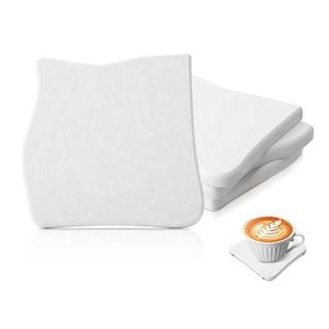 Posavasos blancos absorbentes únicos Posavasos estéticos modernos Instant Dry <span class=keywords><strong>Ston</strong></span> Drink Absorbente CC Mat para bebidas - Product Image 1