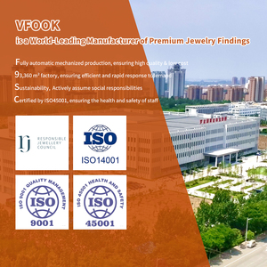 Vfook chuyên nghiệp au750 đồ trang sức phát hiện Nhà máy cung cấp 14k vàng thật Vòng cổ kết nối tôm hùm <span class=keywords><strong>Clasp</strong></span> cho Diy dịch vụ - Product Image 6