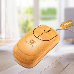 Ratón inalámbrico de bambú con tecnología Bamboo, Mg93-N, óptico, USB, para oficina, hogar, portátil, regalo - Product Image 2