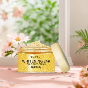 Shediary Private Label Organische Collageen Vochtinbrengende Crème 24K Goud Gezichtscrème Whitening Gezichtsgel Crème