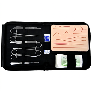 Kit de Práctica de Sutura Quirúrgica para Estudiantes, Almohadilla de Silicona, Instrumentos de Acero Inoxidable, Hilos de Sutura, Estuche de Transporte, Proveedor Mayorista - Product Image 2