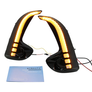 WINAUTO amarillo señal función de luz diurna DRL niebla lámpara para <span class=keywords><strong>Toyota</strong></span> Vios <span class=keywords><strong>Yaris</strong></span> 2020-<span class=keywords><strong>2022</strong></span>-led drl Luz - Product Image 3