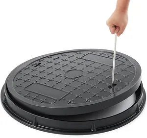 CE 인증 EN124 D400 연성철 맨홀 뚜껑 행싱 브랜드 모델 400*600 도로 시설 배수용 - Product Image 2